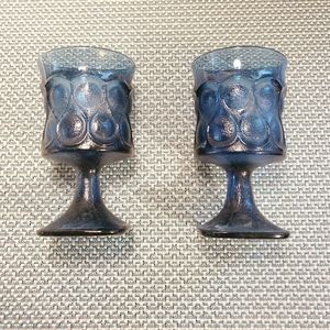 Blue Cobalt Goblet Glass